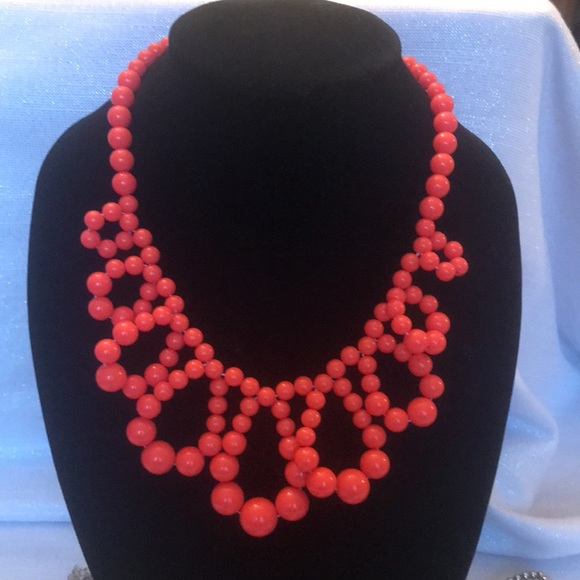 Bundle lot 6 retro glam style statement beaded collar/choker necklace - Picture 10 of 16